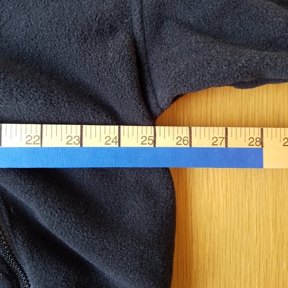 Columbia XL Full Zip Fleece Blue Black Jacket - Picture 11 of 13